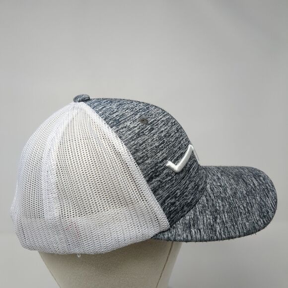 Kimes Ranch Snapback Mesh Back Trucker Hat Gray One Size Embroidered - Picture 4 of 9